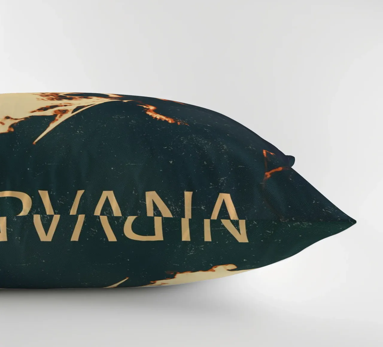 Nirvana 10 Art decorative cushion by music soul