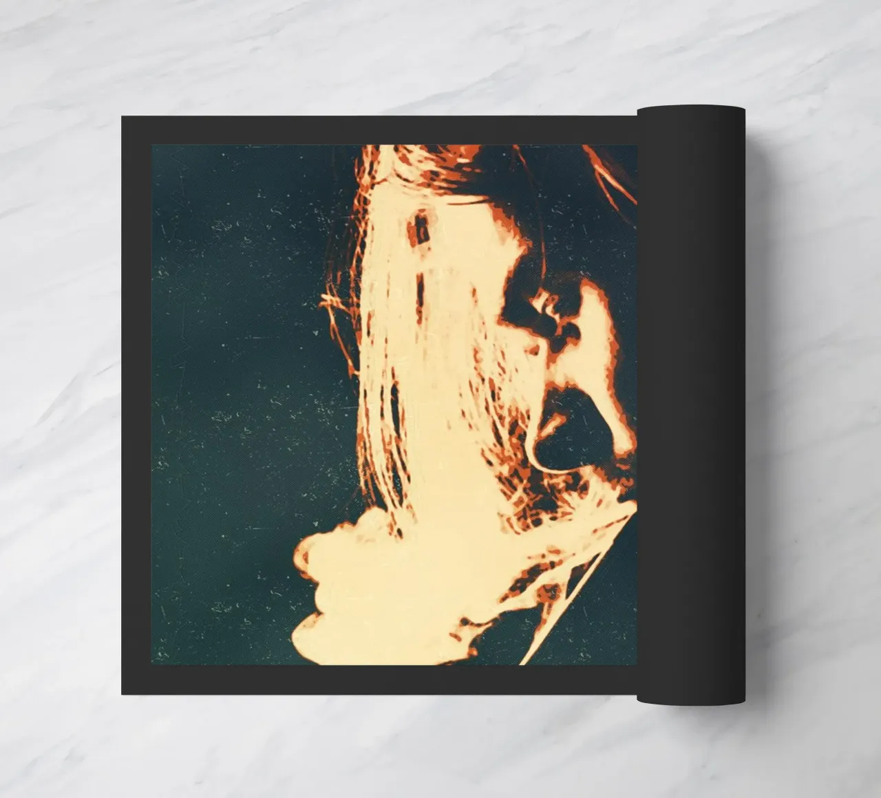 Nirvana 10 Art doormat by music soul