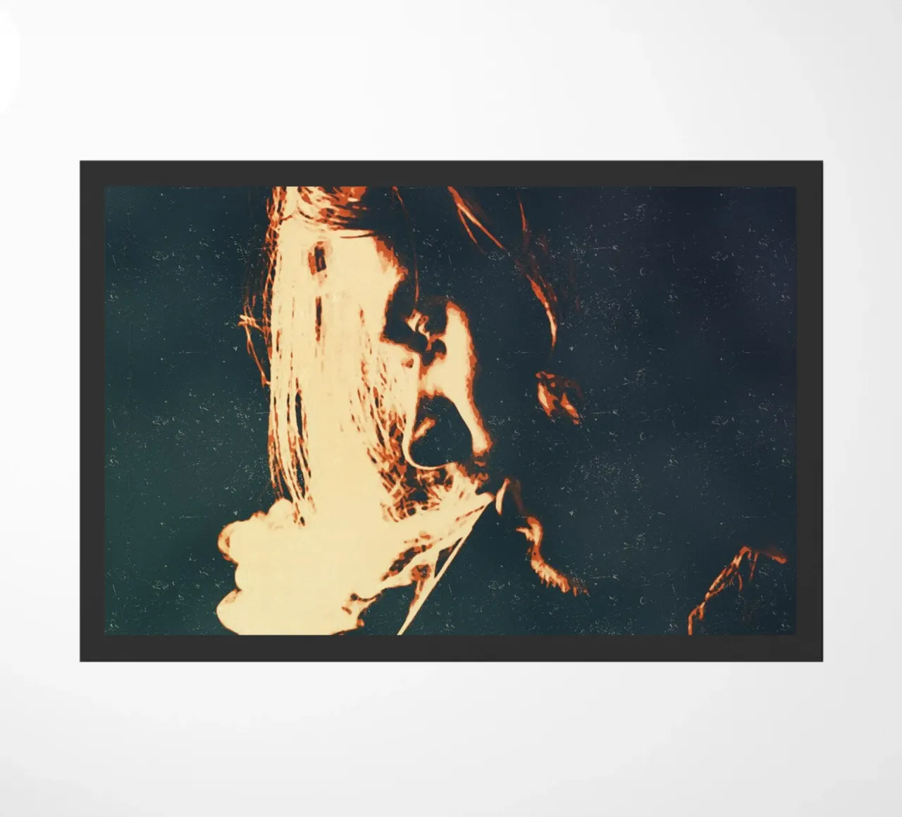 Nirvana 10 Art doormat by music soul