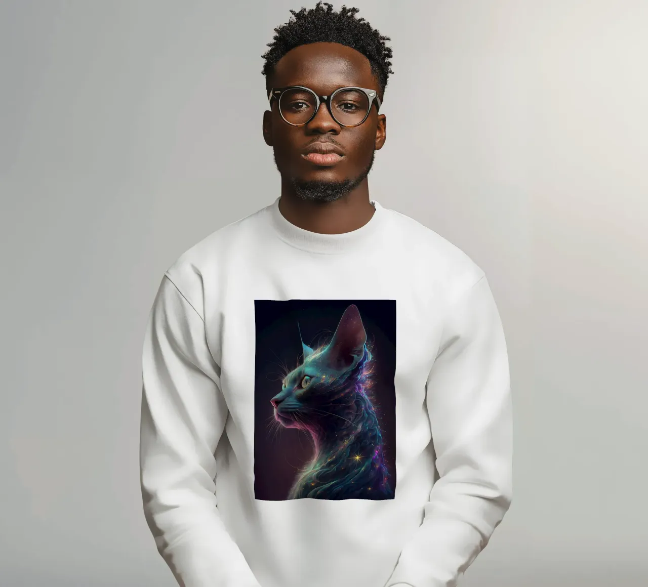 Gatto Galaxy Siam felpa da Lootprint