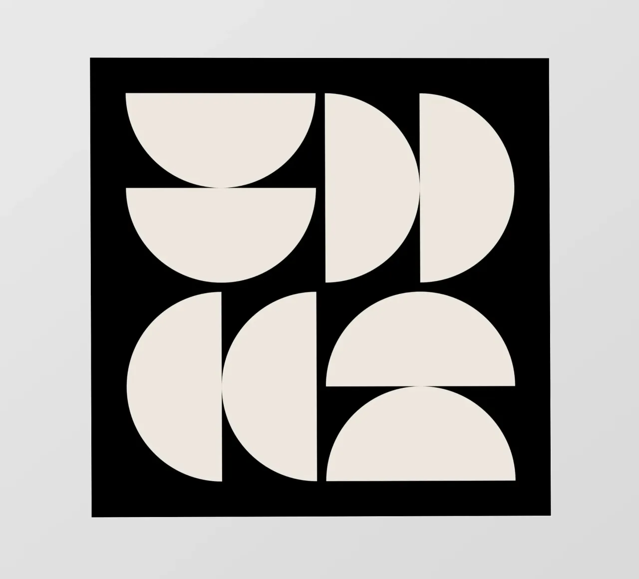 Astratto Boho metà secolo Pattern 14 pellicola backlit da Paigaam Studio