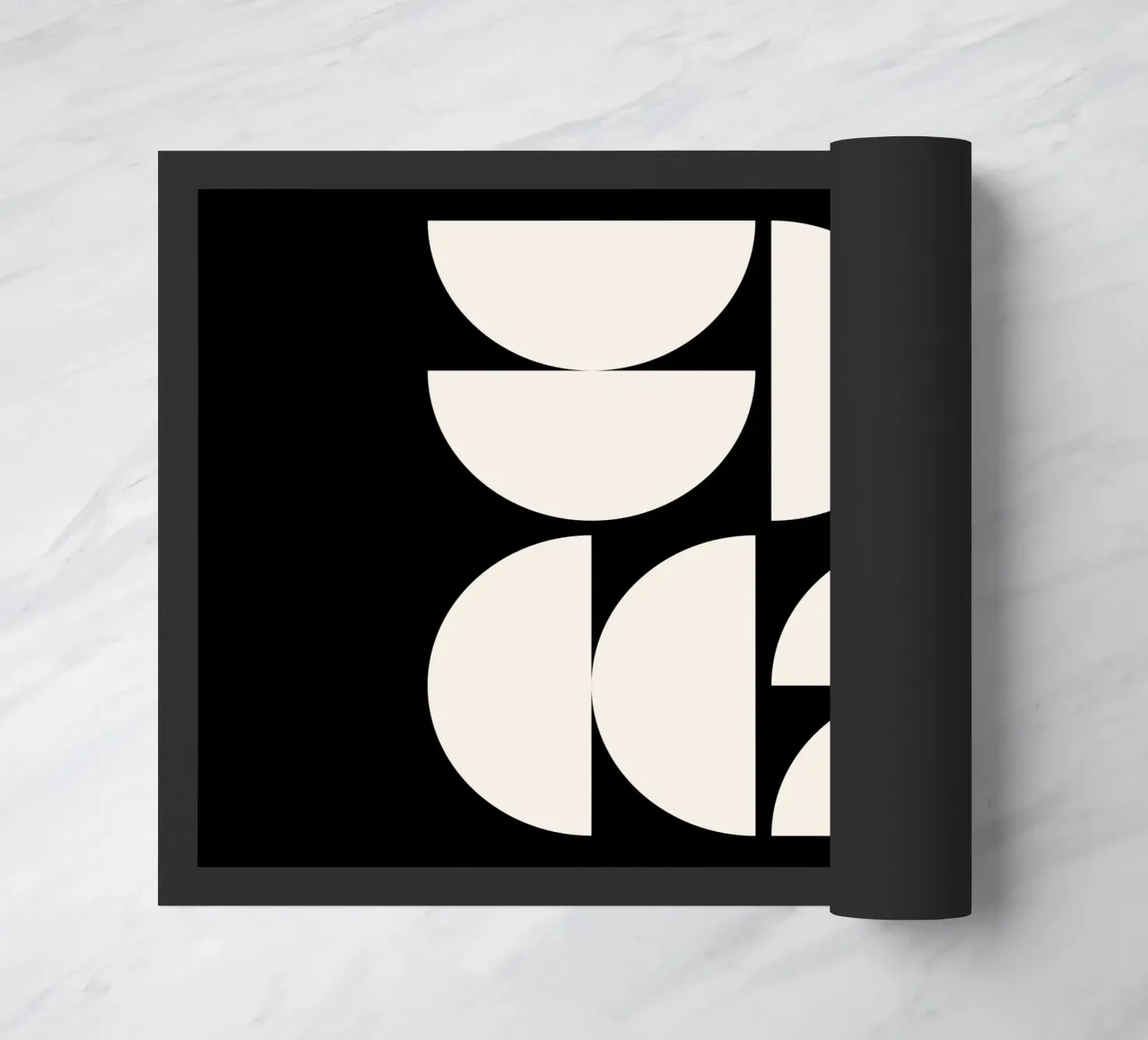 Abstract Boho mid eeuw Patroon 14 deurmat van Paigaam Studio