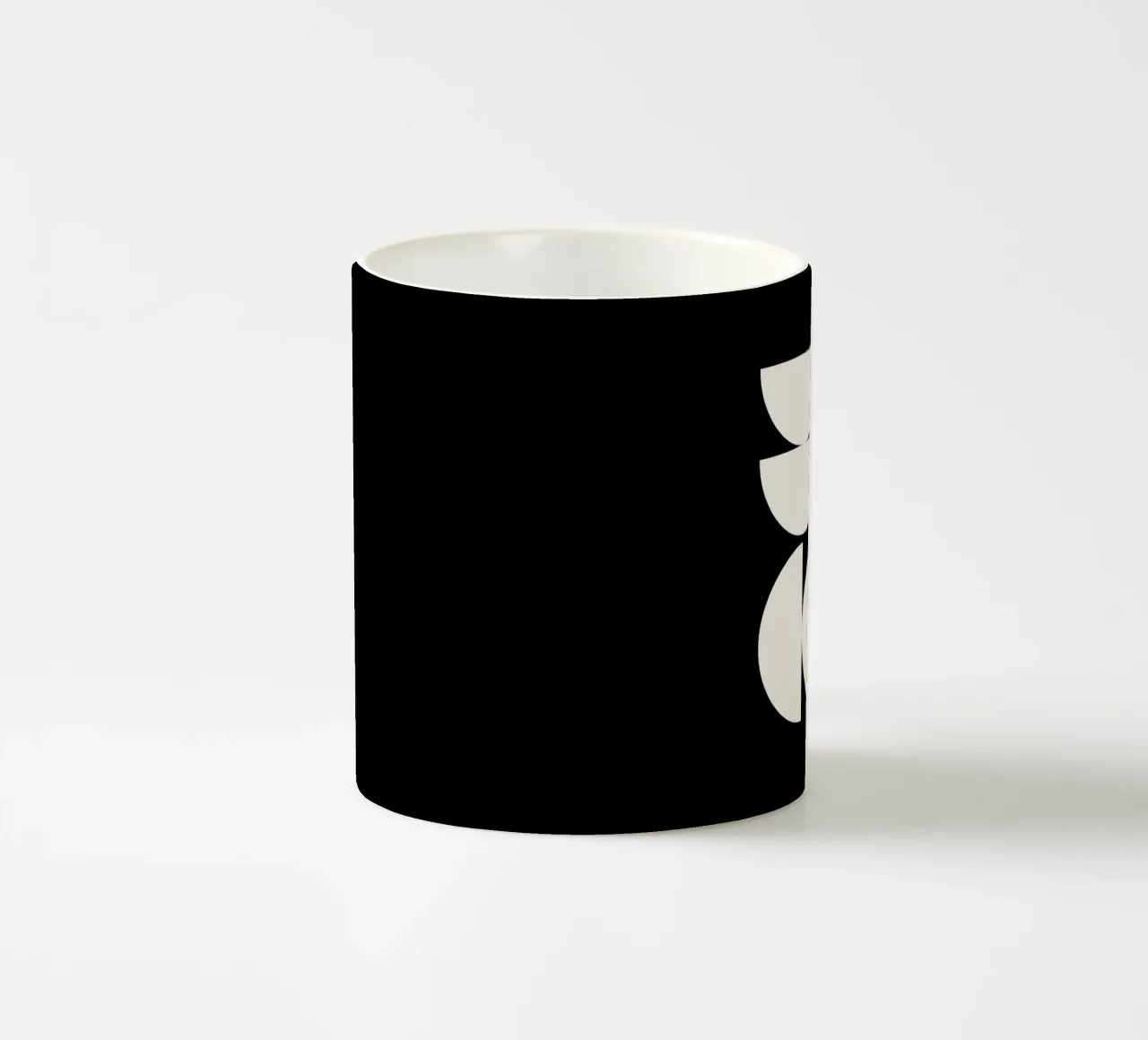 Abstracto Boho mediados de siglo Patrón 14 taza de cerámica de Paigaam Studio