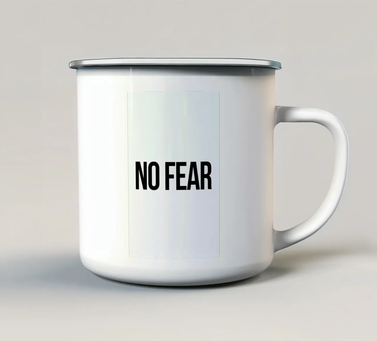 No Fear taza de esmalte de Studio One