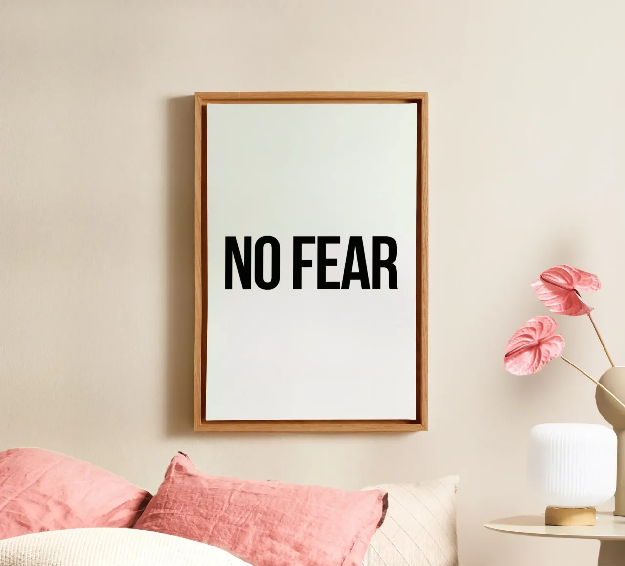 No Fear tela con Cornice a cassetta da Studio One