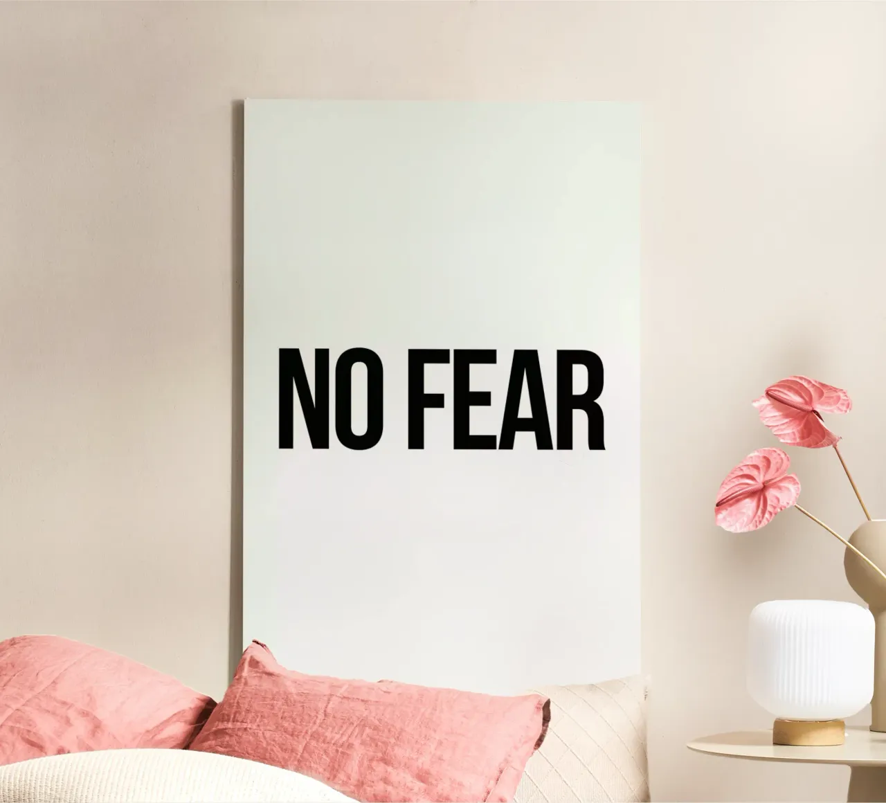 No Fear tela con Cornice a cassetta da Studio One