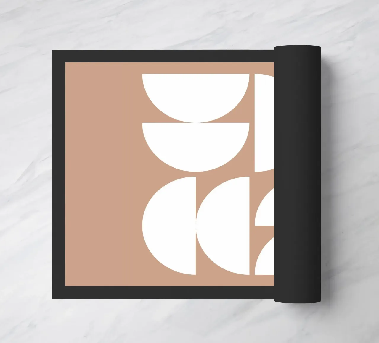 Astratto Boho metà secolo Pattern 15 zerbino da Paigaam Studio