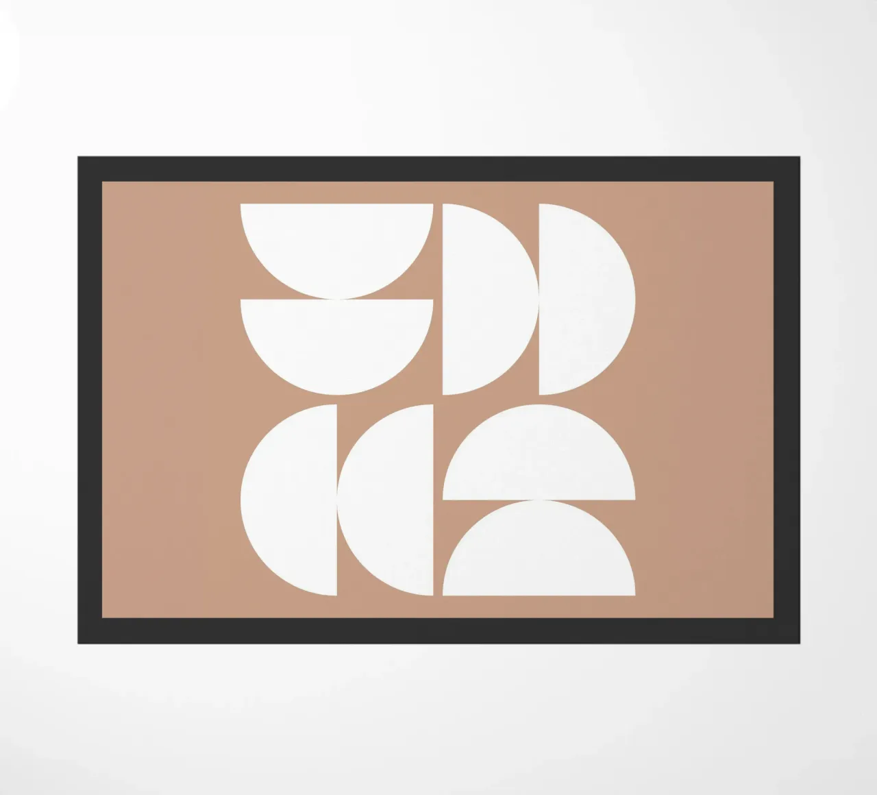 Astratto Boho metà secolo Pattern 15 zerbino da Paigaam Studio