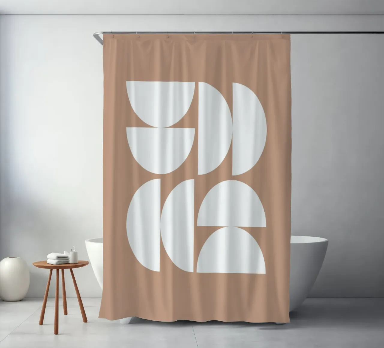 Astratto Boho metà secolo Pattern 15 tenda da doccia da Paigaam Studio