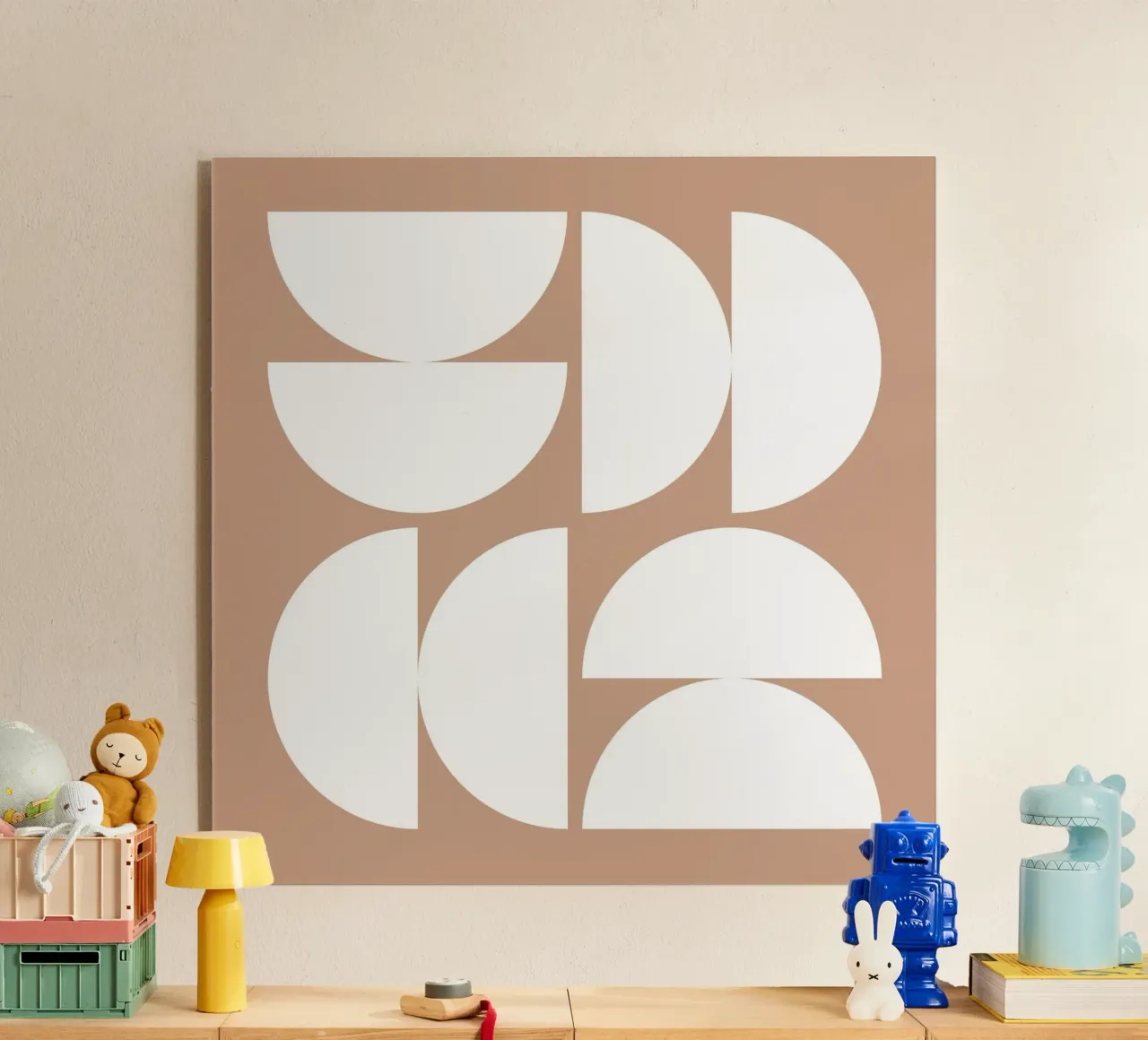 Astratto Boho metà secolo Pattern 15 plexiglass da Paigaam Studio