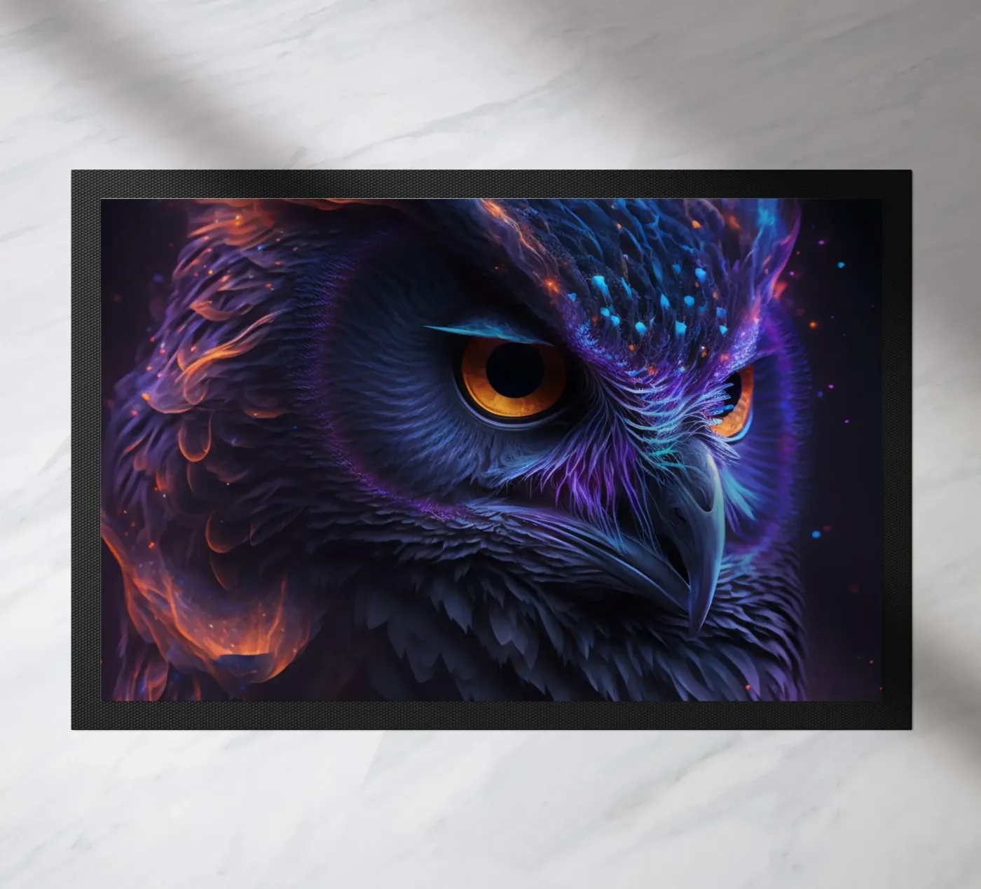 Galaxy Owl paillasson de Lootprint