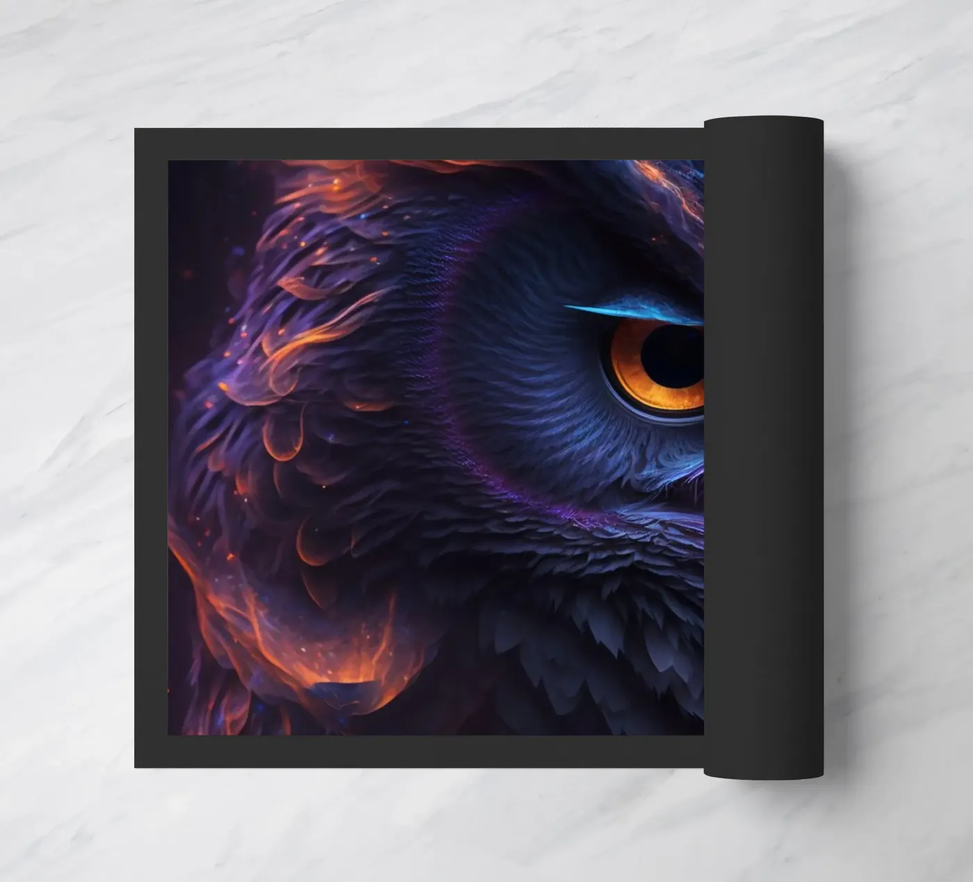 Galaxy Owl paillasson de Lootprint