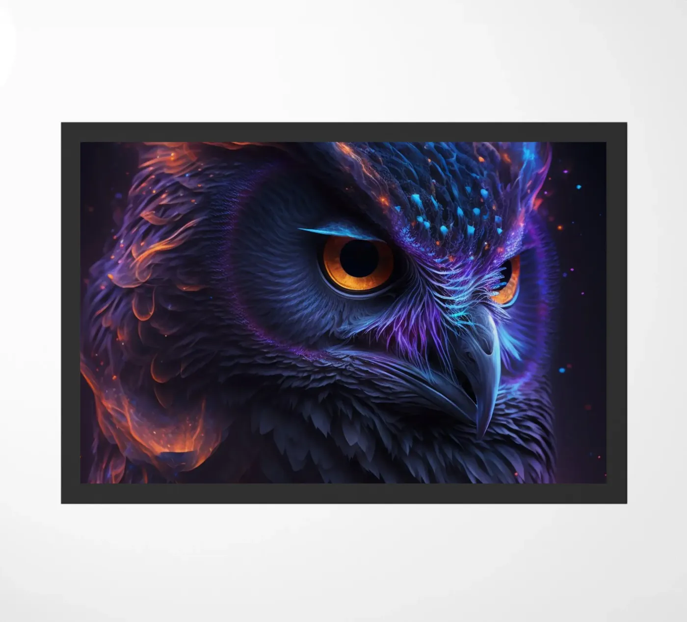 Galaxy Owl paillasson de Lootprint