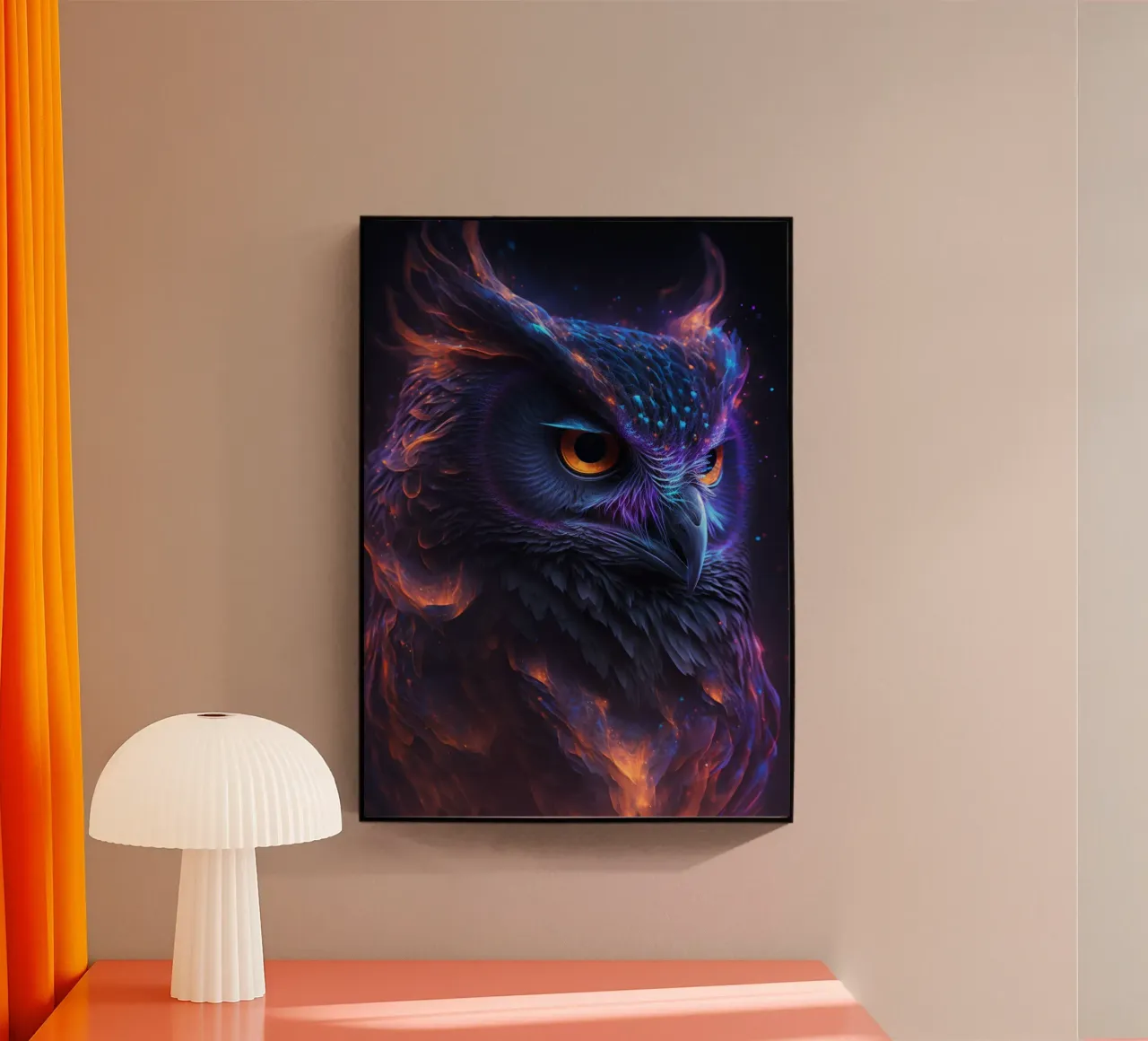 Galaxy Owl plexiglass da Lootprint