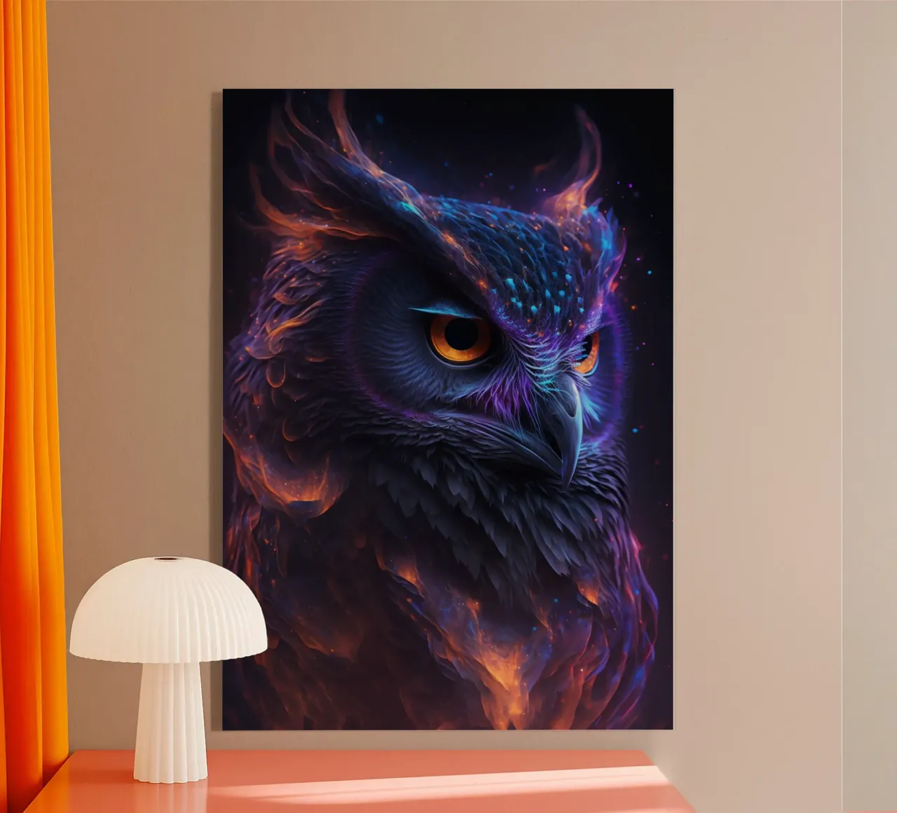 Galaxy Owl plexiglass da Lootprint
