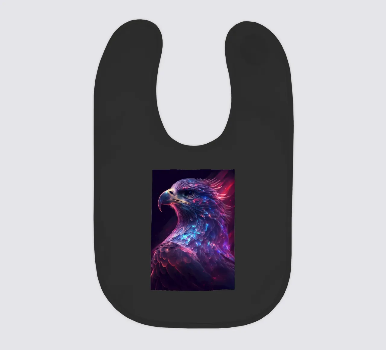 Galaxy Eagle baby bib by Lootprint