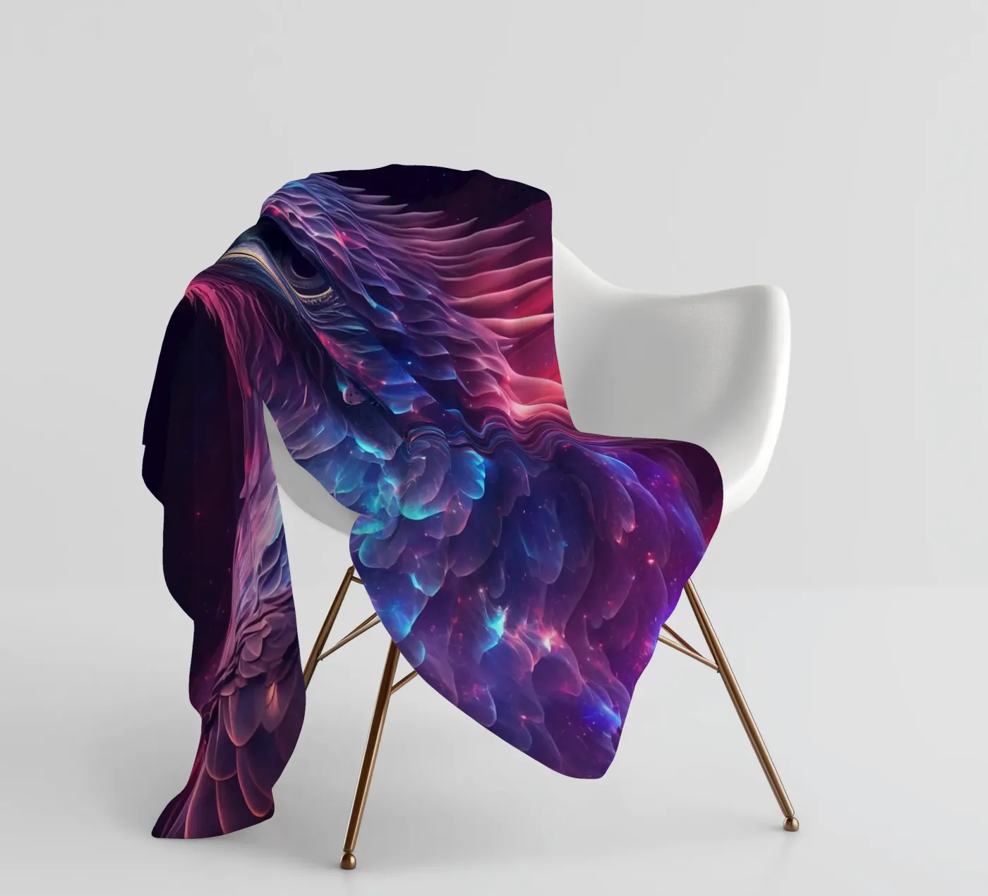 Galaxy Eagle fleecedeken van Lootprint