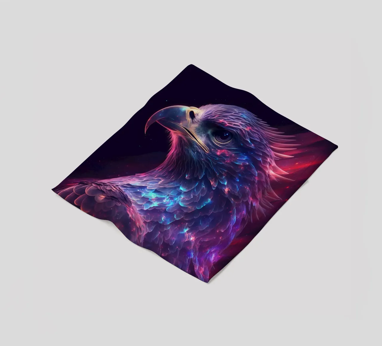 Galaxieadler Fleecedecke von Lootprint