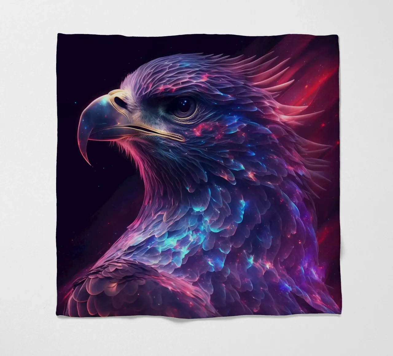 Galaxieadler Fleecedecke von Lootprint