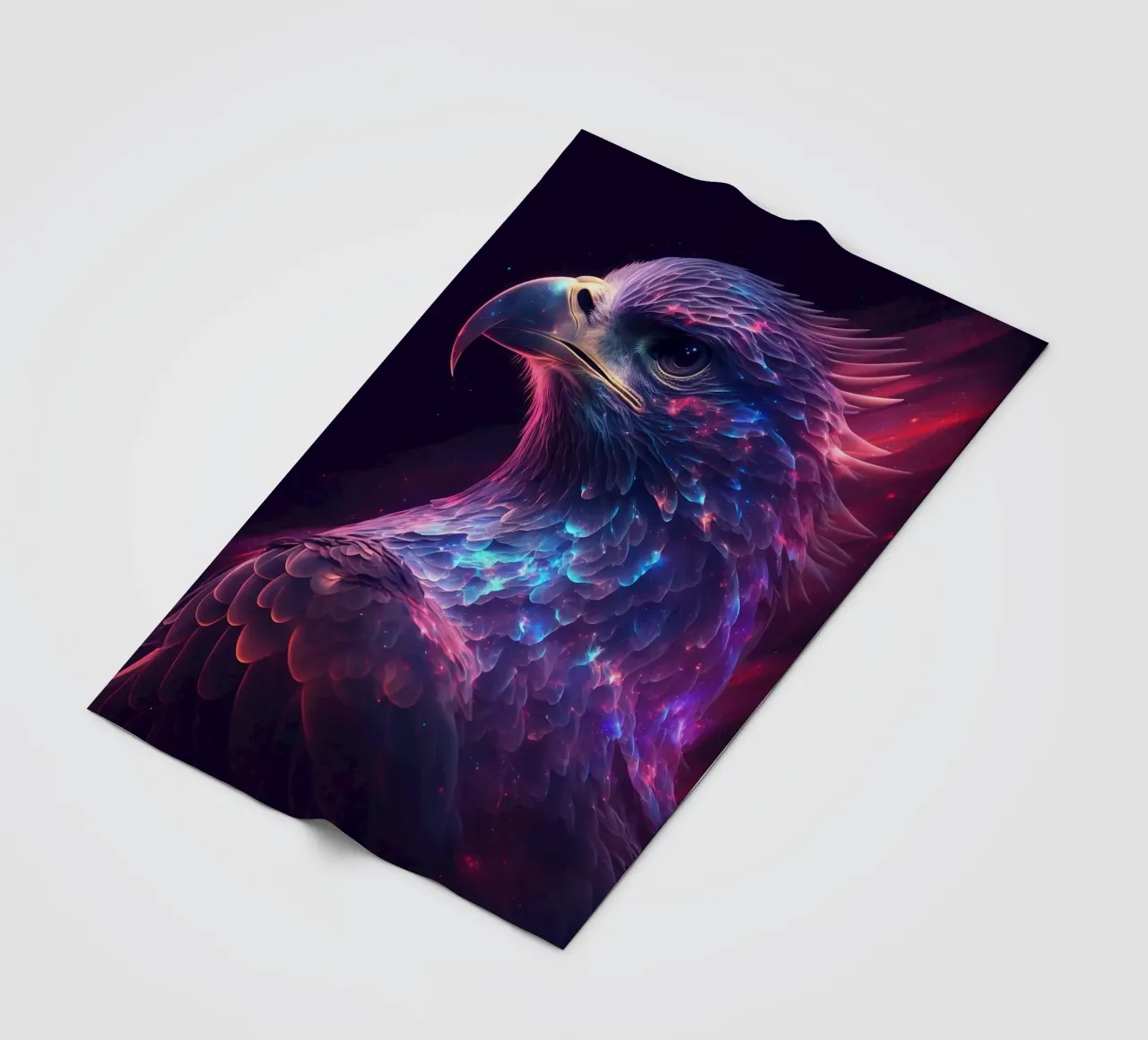 Galaxieadler Fleecedecke von Lootprint