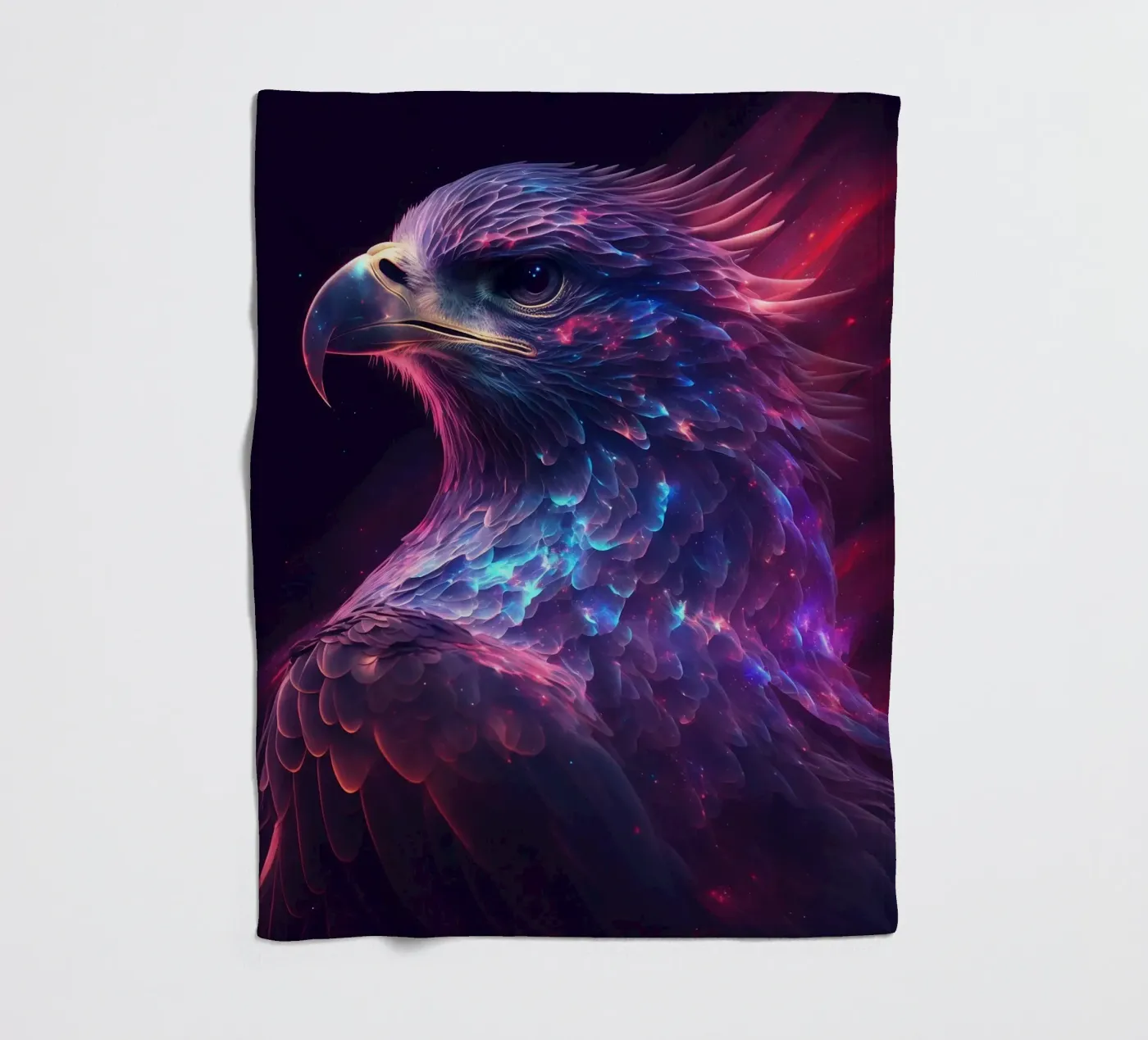 Galaxy Eagle fleecedeken van Lootprint