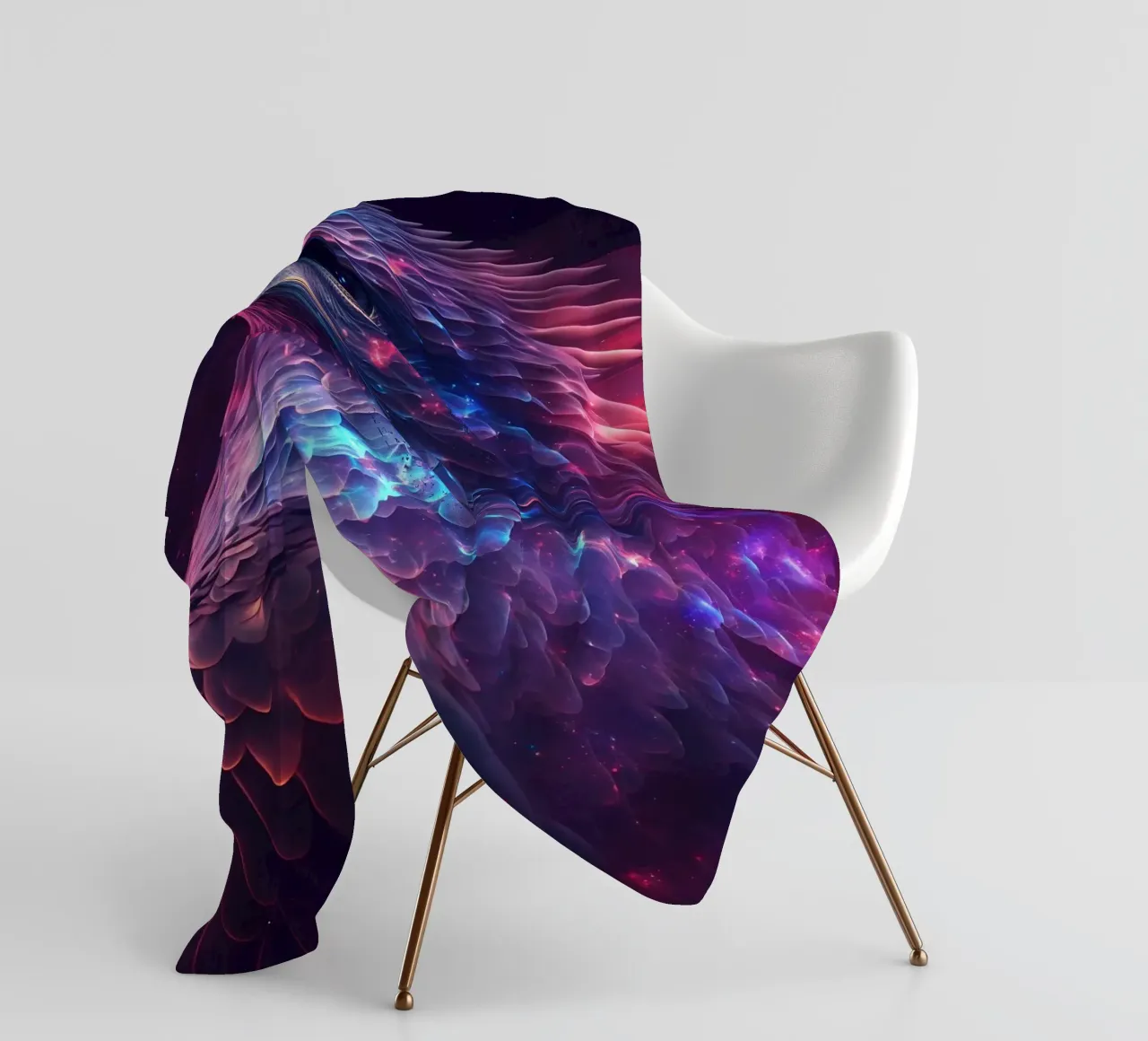 Galaxieadler Fleecedecke von Lootprint