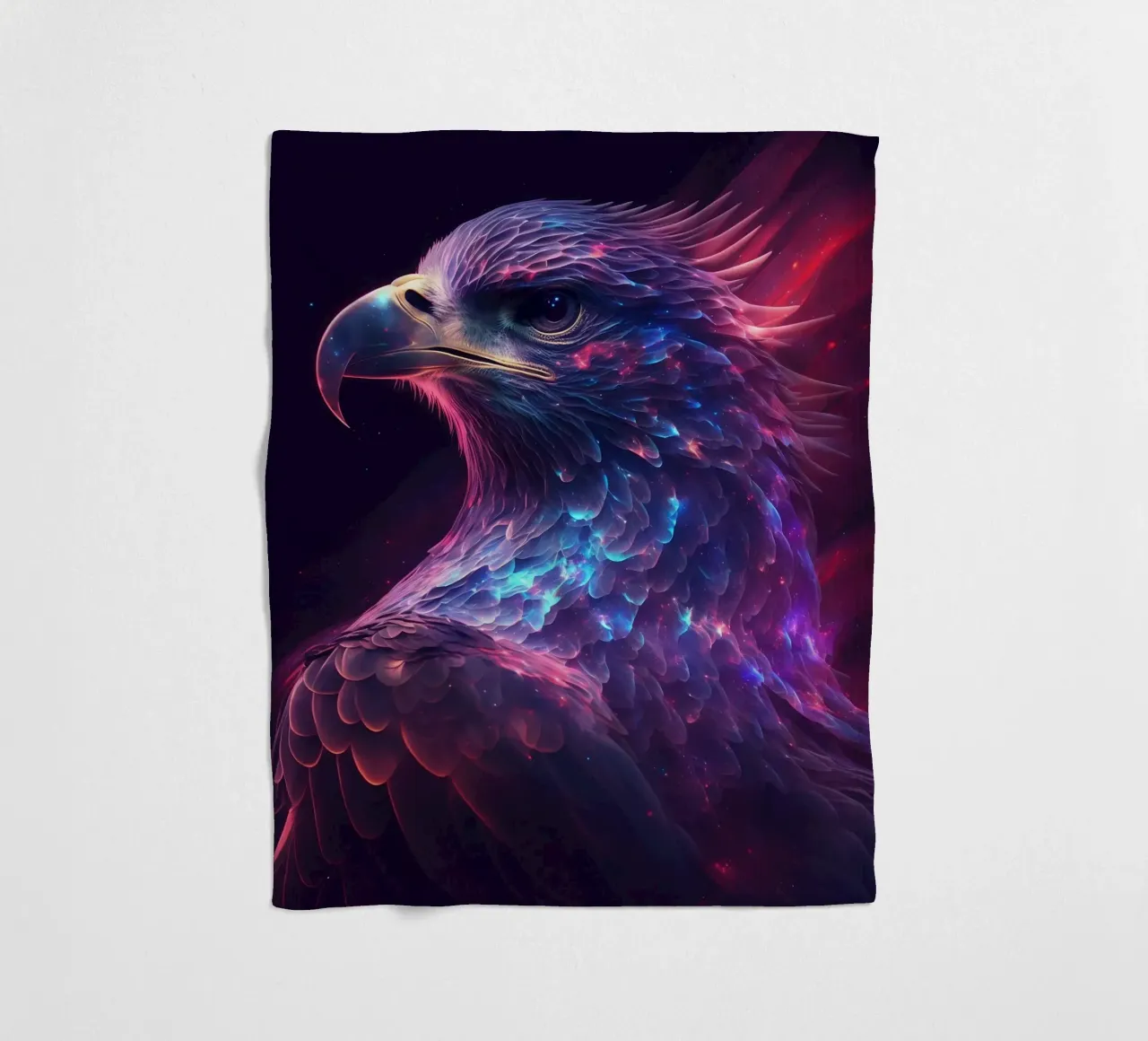 Galaxieadler Fleecedecke von Lootprint