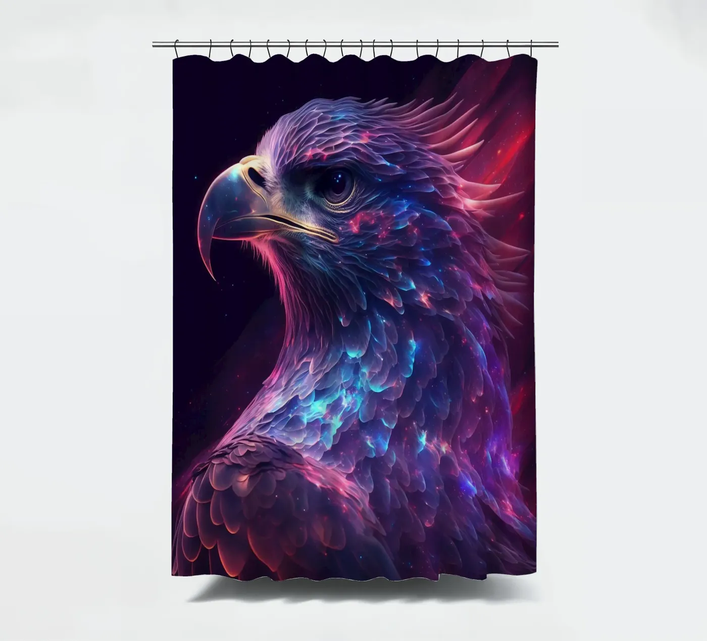 Galaxy Eagle Duschvorhang von Lootprint