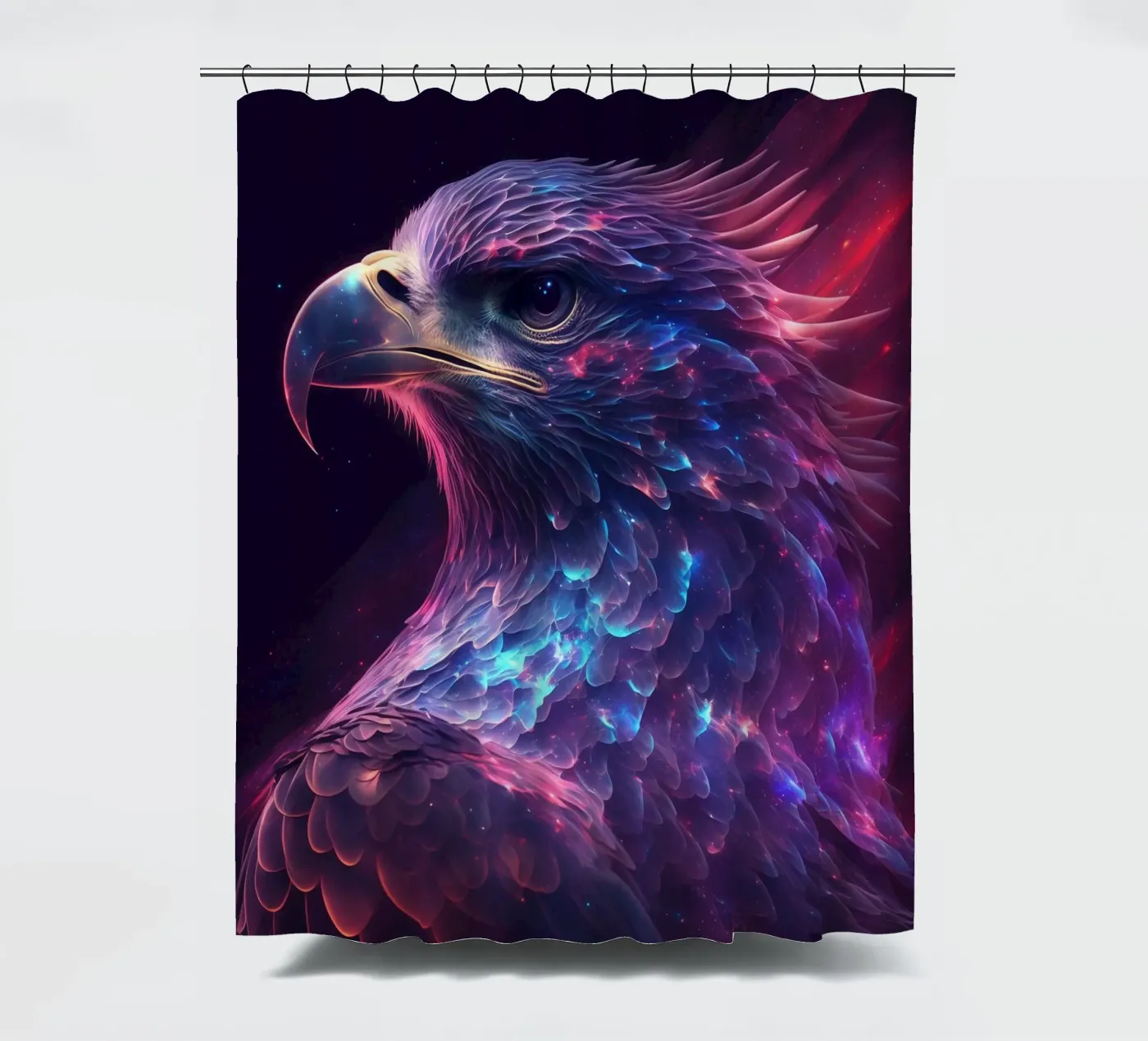 Galaxy Eagle Duschvorhang von Lootprint