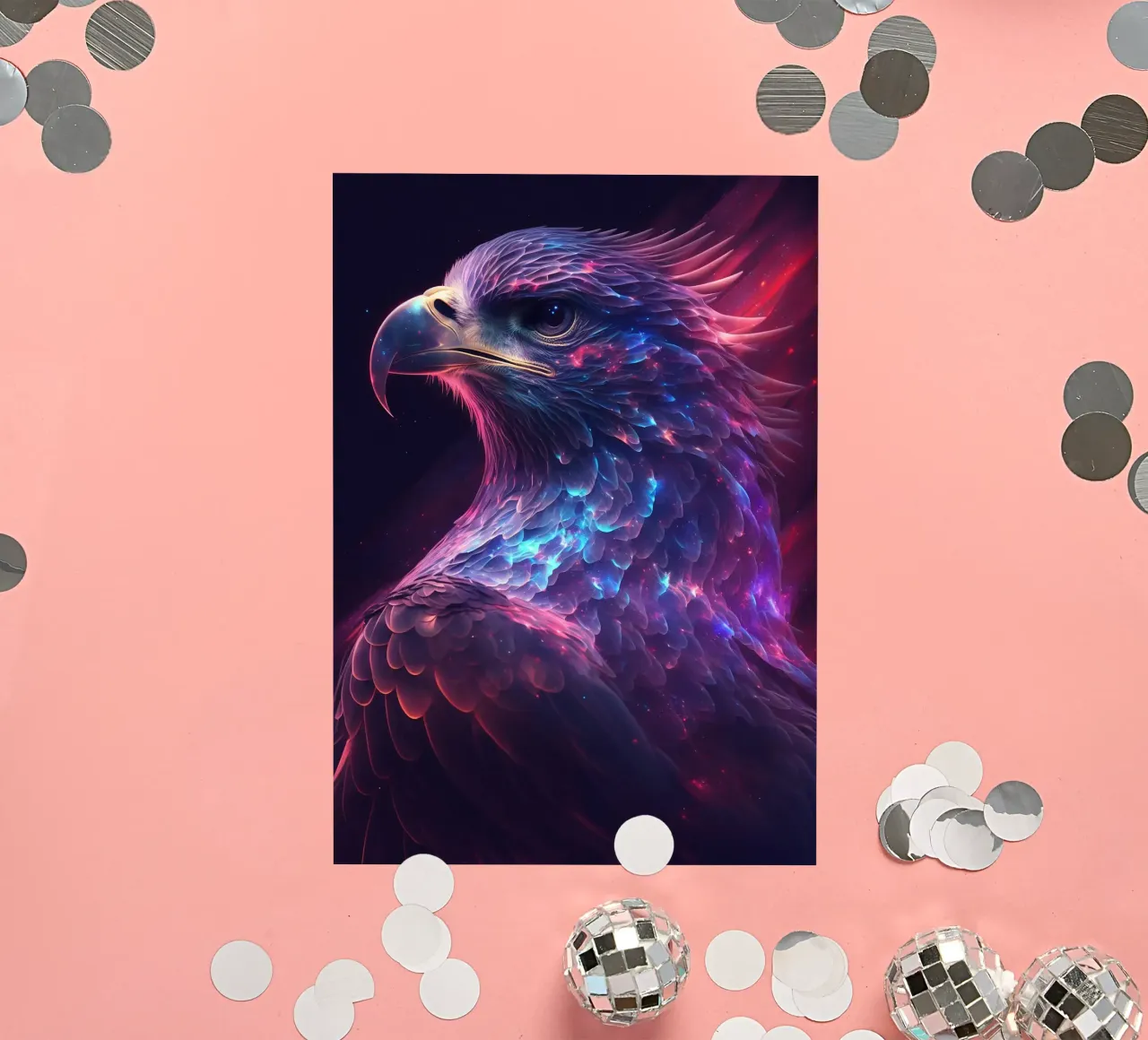 Galaxy Eagle sticker by Lootprint