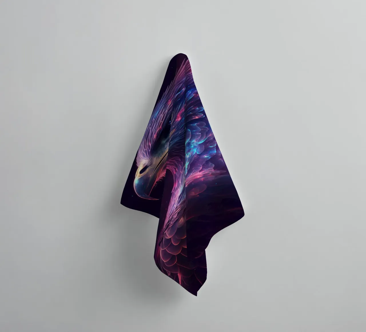 Galaxy Eagle towel by Lootprint