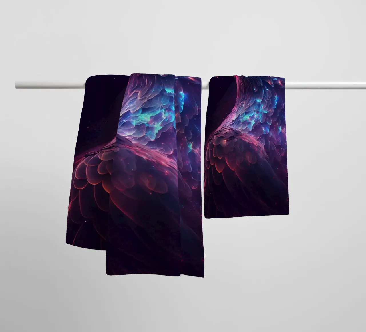 Galaxy Eagle towel by Lootprint