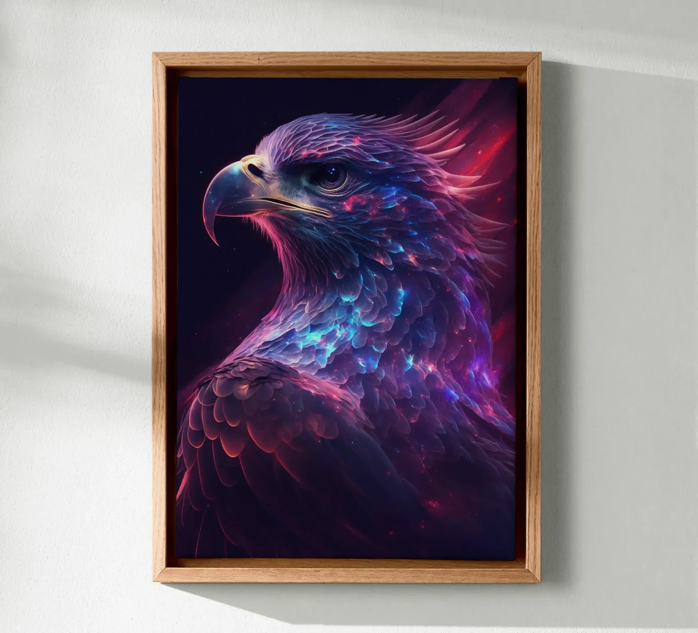 Galaxy Eagle Leinwand von Lootprint