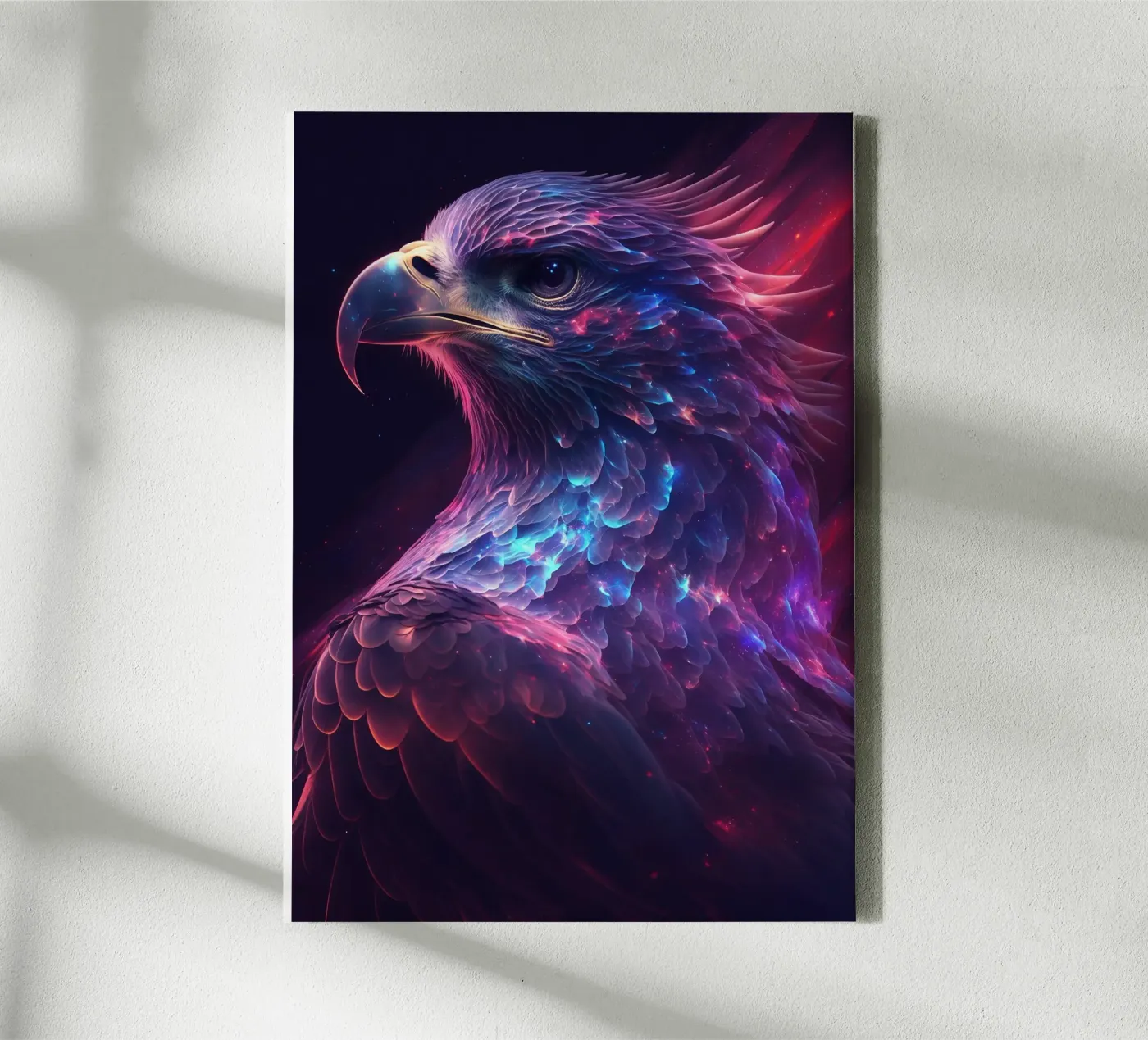 Galaxy Eagle Leinwand von Lootprint