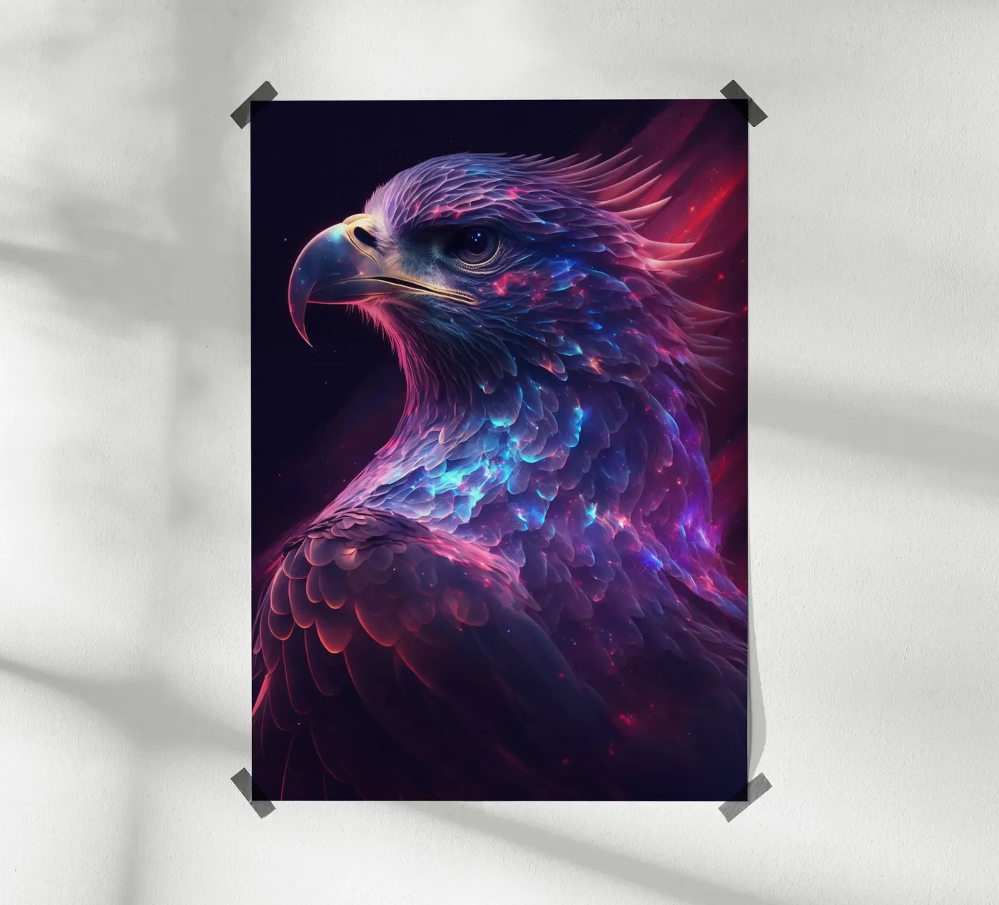 Aigle de la galaxie poster de Lootprint