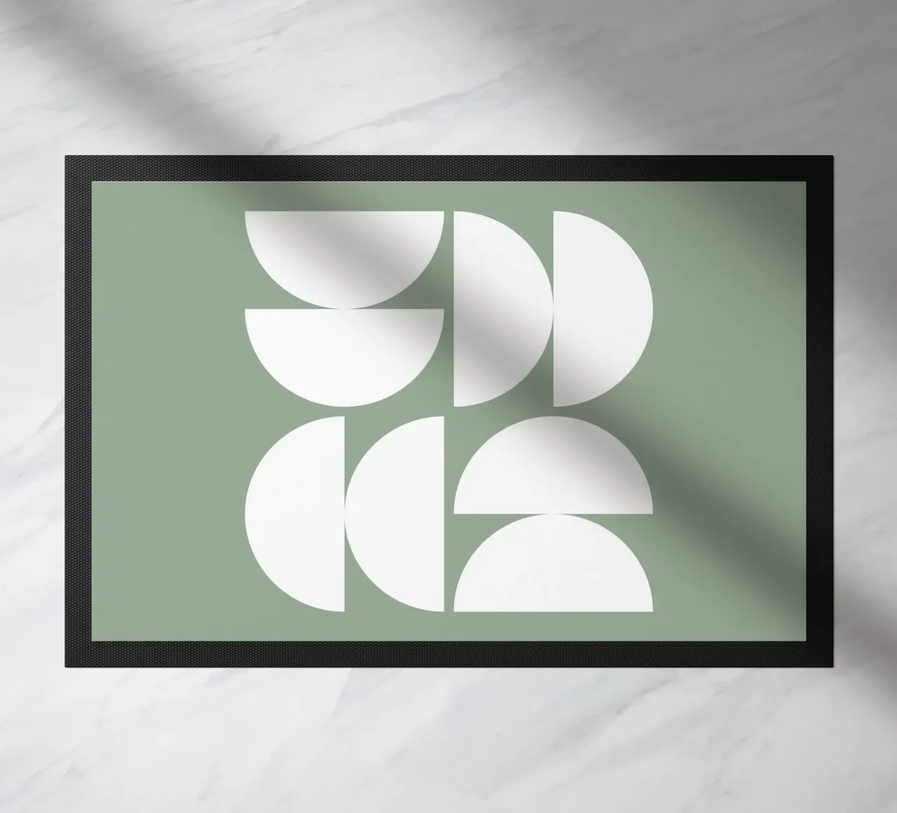 Astratto Boho metà secolo Pattern 16 zerbino da Paigaam Studio