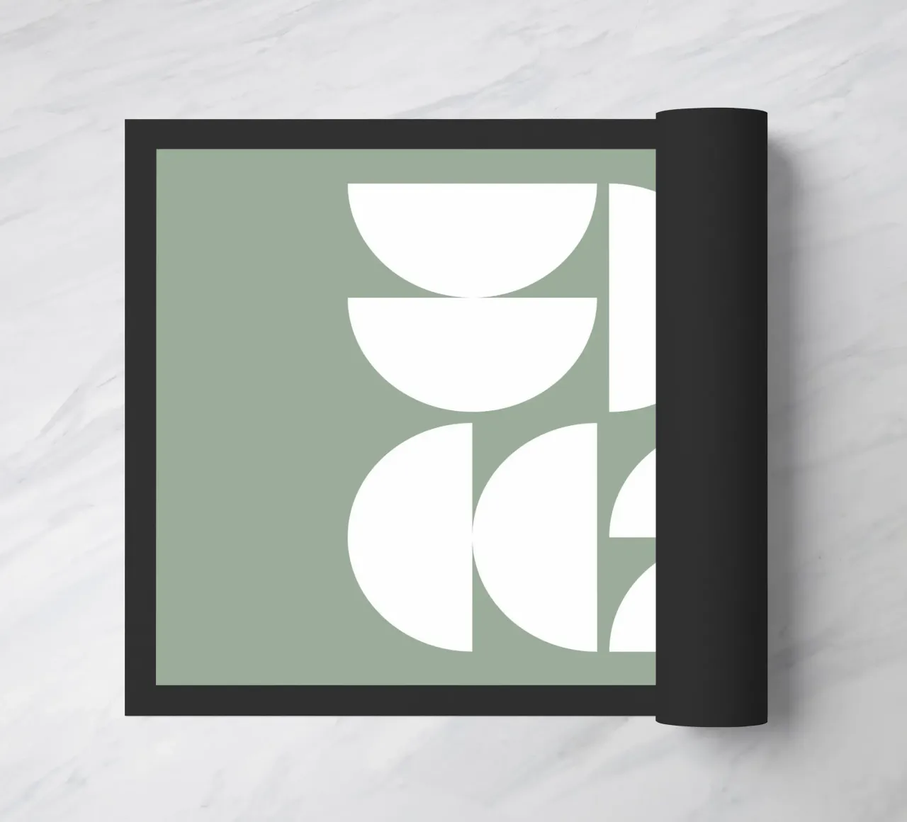 Astratto Boho metà secolo Pattern 16 zerbino da Paigaam Studio