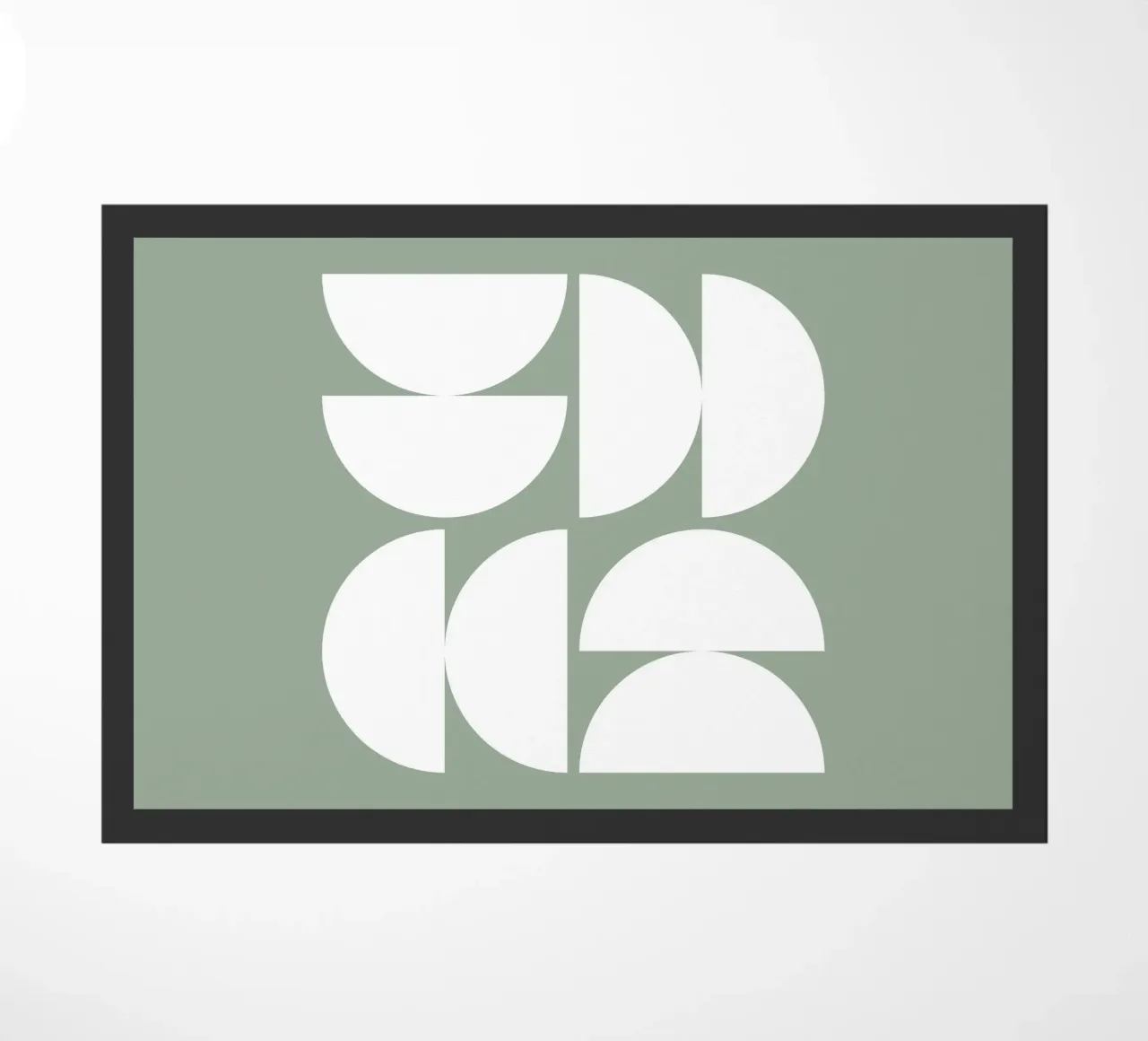 Astratto Boho metà secolo Pattern 16 zerbino da Paigaam Studio