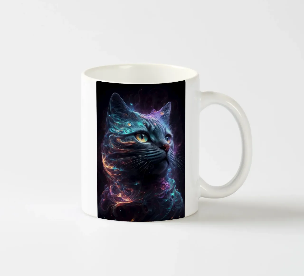 Gatto della Galassia tazza in ceramica da Lootprint
