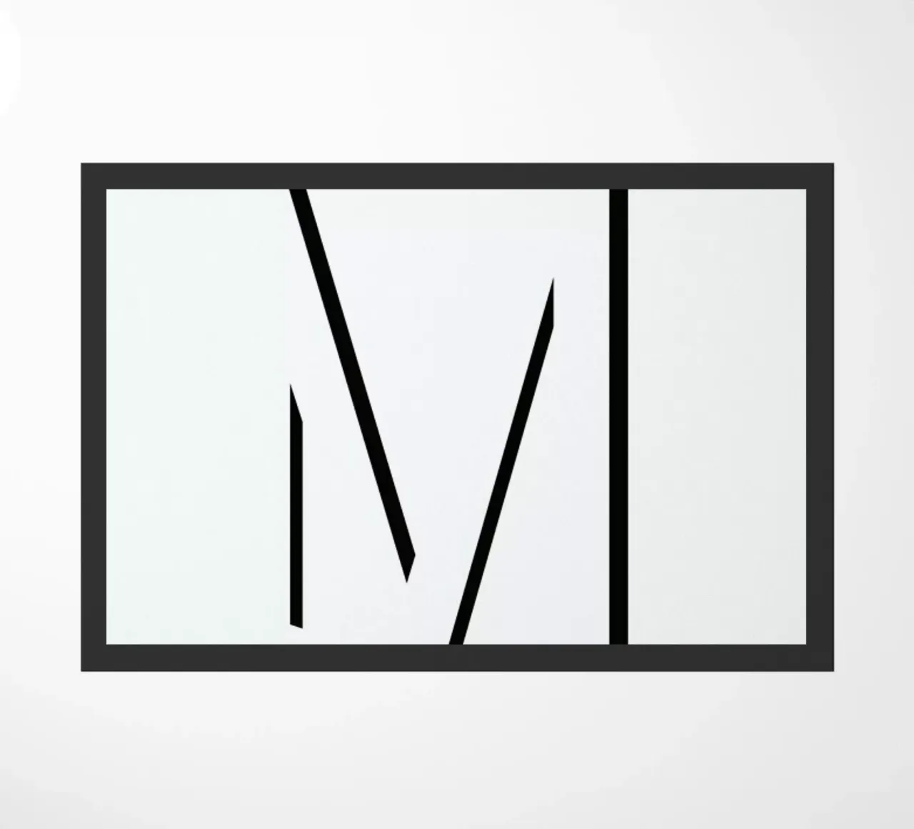 Alpha - M Fußmatte von Emerybloom