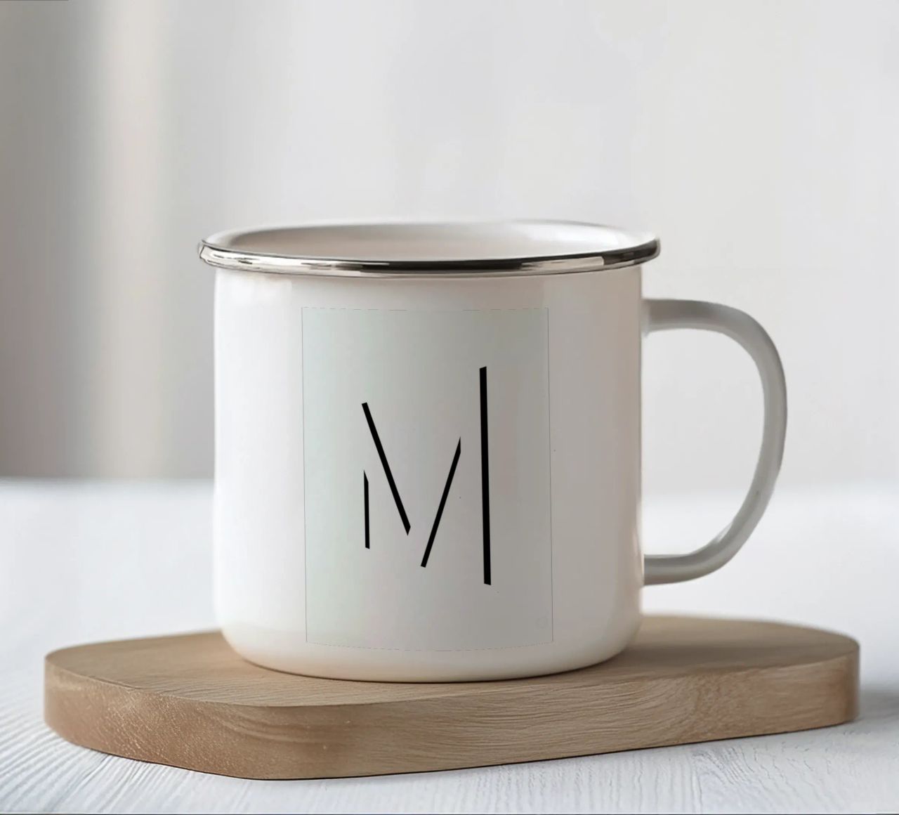 Alpha - M tazza in smalto da Emerybloom