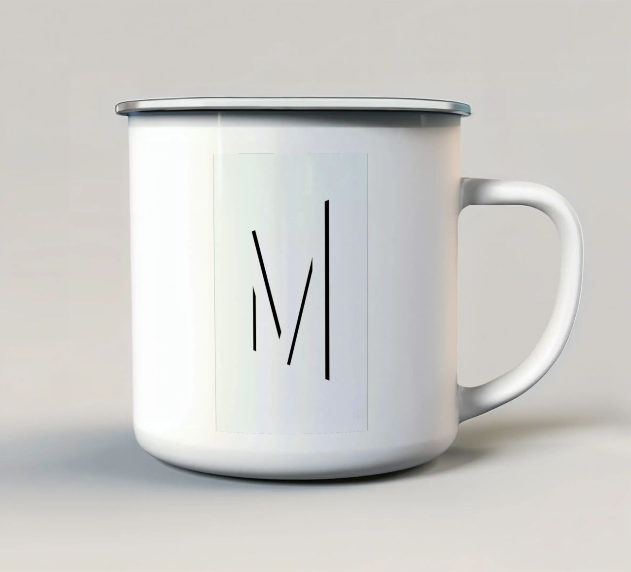 Alpha - M tazza in smalto da Emerybloom