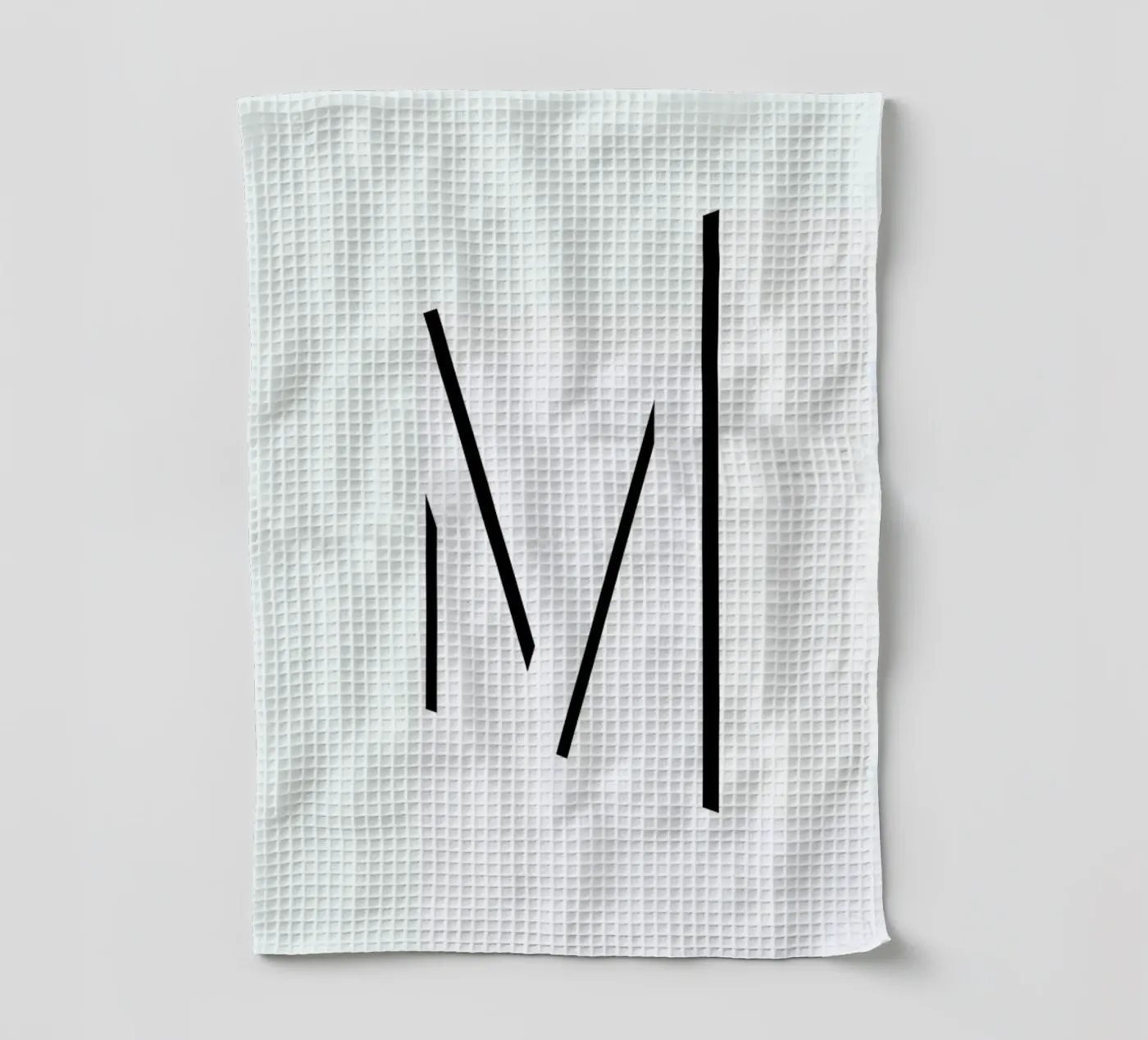 Alpha - M tea towel by Emerybloom