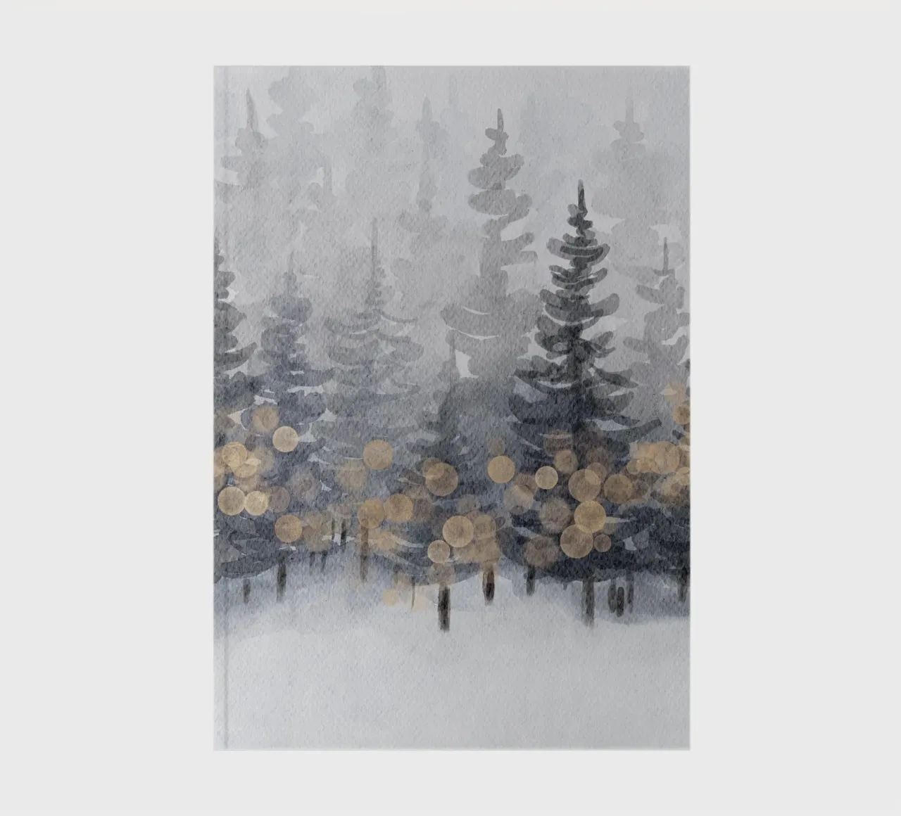 Goldener Winterwald notebook by Ohkimiko