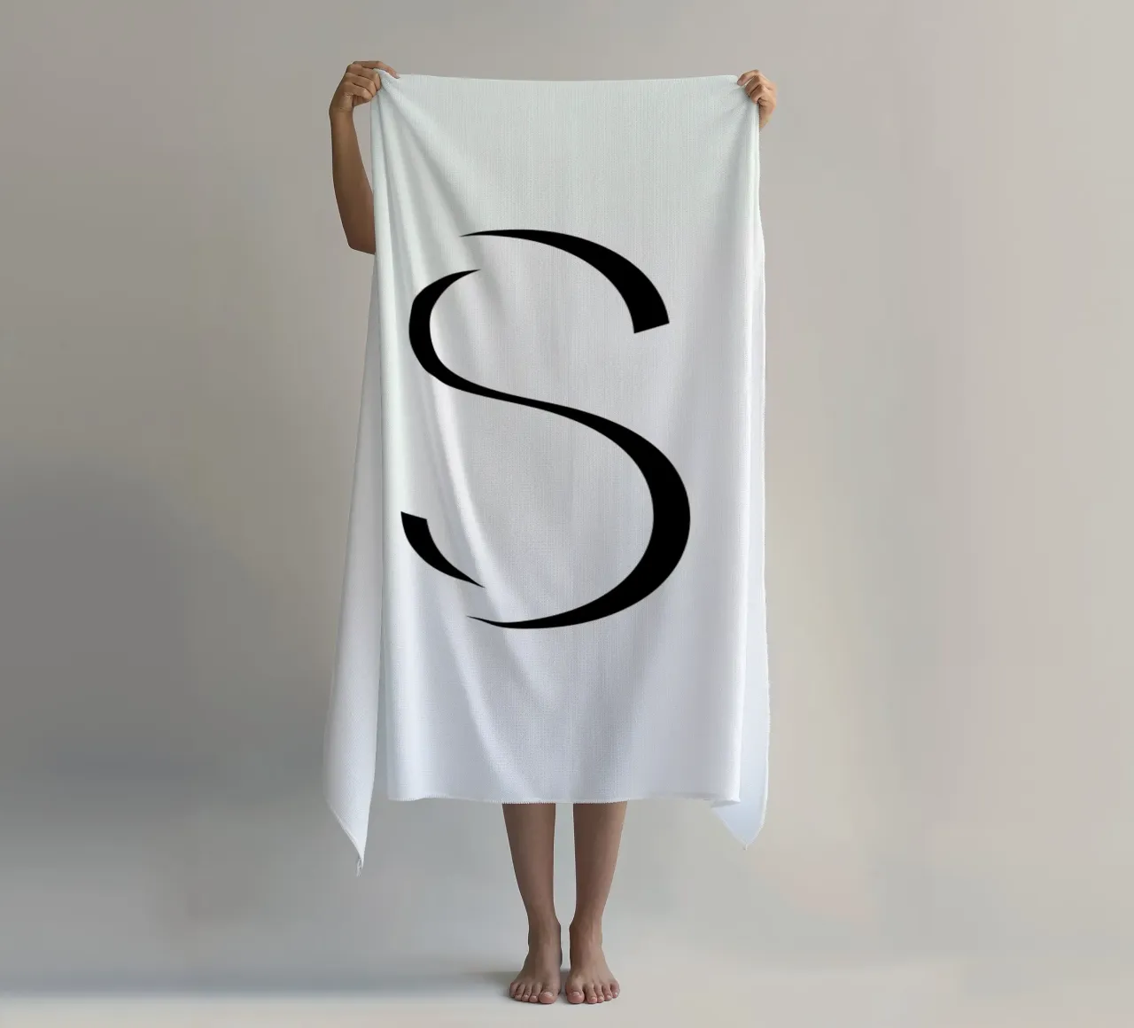 Alpha - S beach towel by Emerybloom