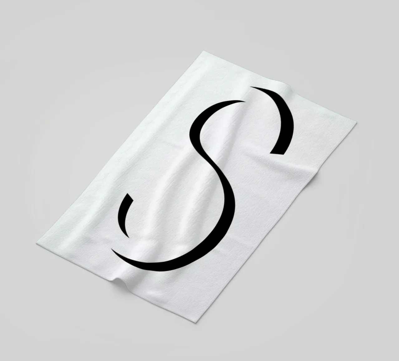 Alpha - S beach towel by Emerybloom