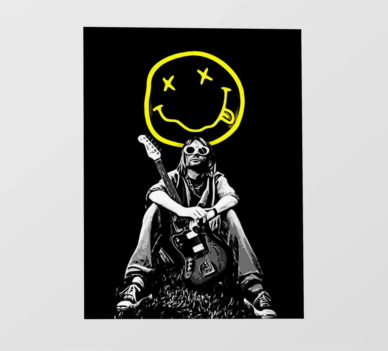 Smiley Face nirvana kurt cobain 1 photo wallpaper by music soul