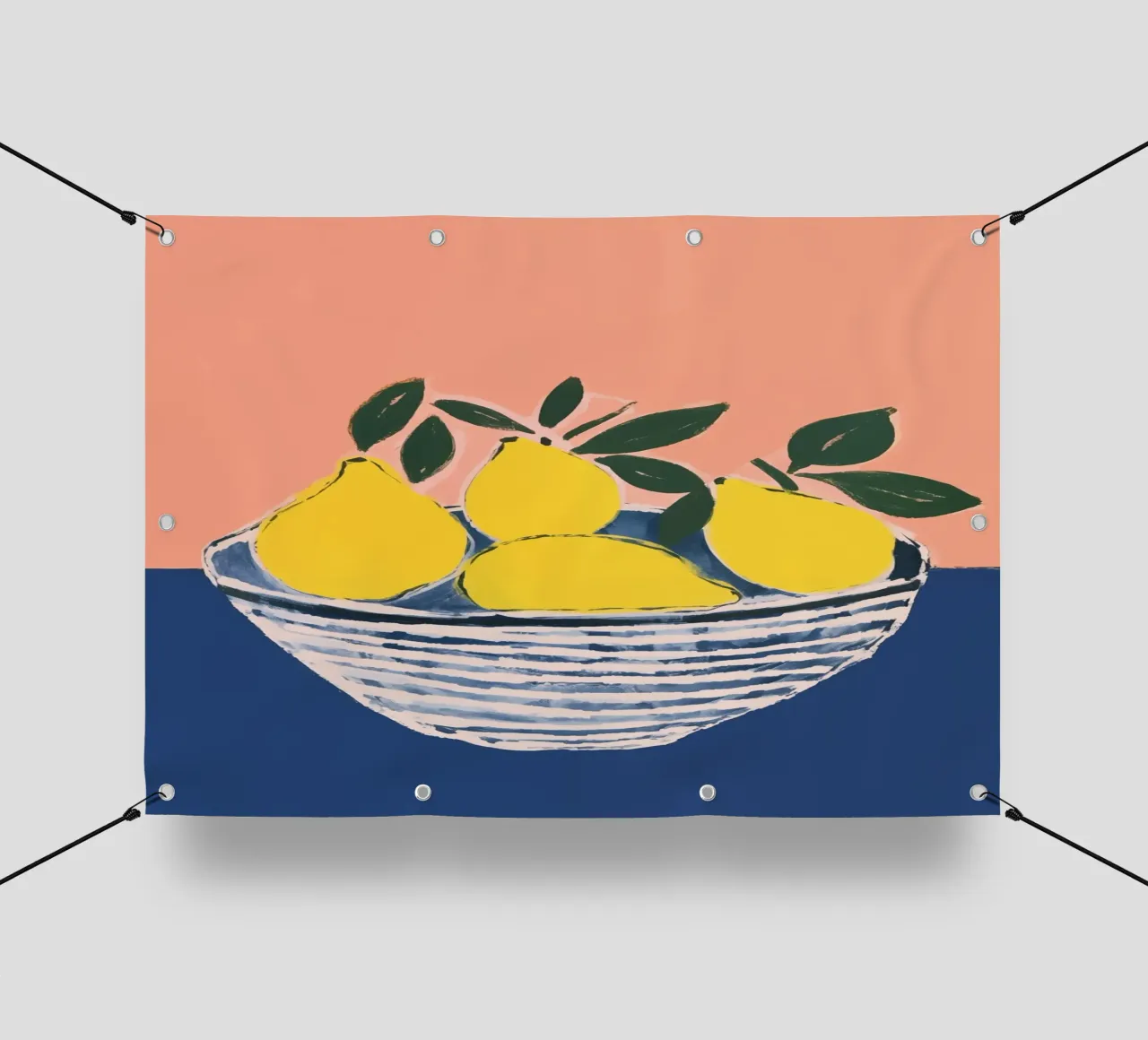 Boho Bella Vita 1 Lemons 1 telo in pvc da Boho Print Collection