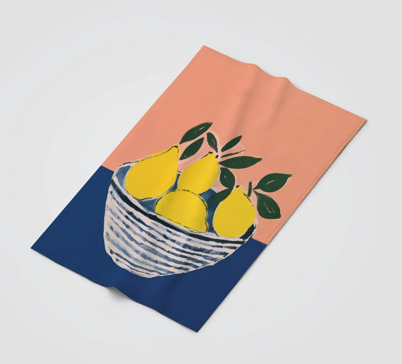 Boho Bella Vita 1 Lemons 1 coperta in pile da Boho Print Collection