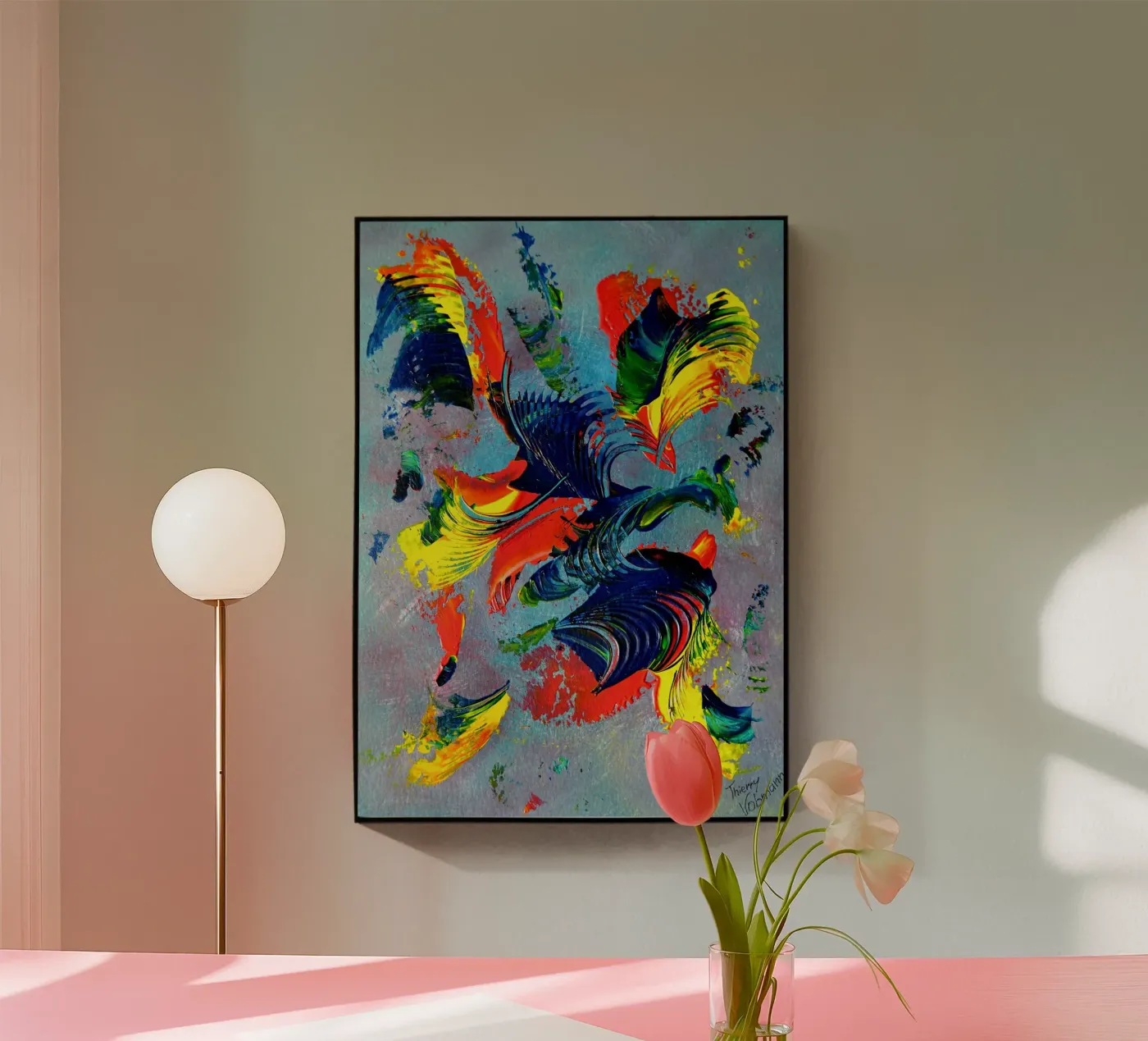 IDEAL GIFT 78 plexiglass da Thierry Vobmann Abstract painting